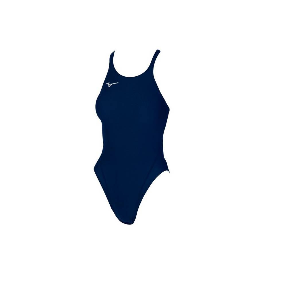 Mizuno Women's EXER Thick Strap Swimsuit Navy (570031-NGO)